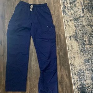 Navy blue Greys anatomy medium mens scrub bottoms